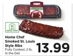 Food 4 Less Home Chef Smoked St. Louis Style Ribs offer