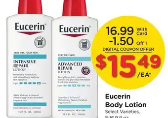 Ralphs Eucerin Body Lotion offer