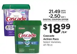 Ralphs Cascade Action Pacs offer
