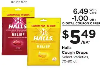 Ralphs Halls Cough Drops offer