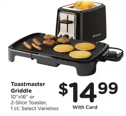 Ralphs Toastmaster Griddle offer