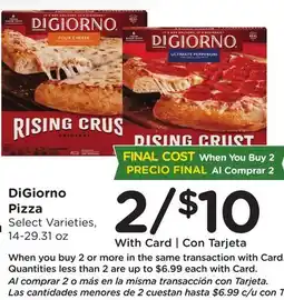 Ralphs DiGiorno Pizza offer