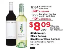 Ralphs Starborough, Blank Canvas, Seaglass or Ecco Domani offer