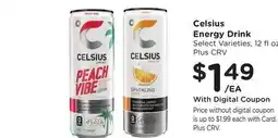 Ralphs Celsius Energy Drink offer