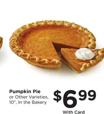 Ralphs Pumpkin Pie offer
