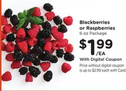 Ralphs Blackberries or Raspberries offer
