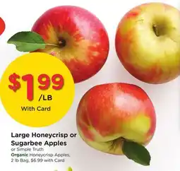Ralphs Large Honeycrisp or Sugarbee Apples offer