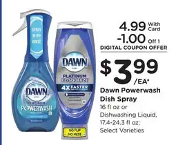 Ralphs Dawn Powerwash Dish Spray offer