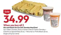 Stater Bros Tamales Meal Deal offer
