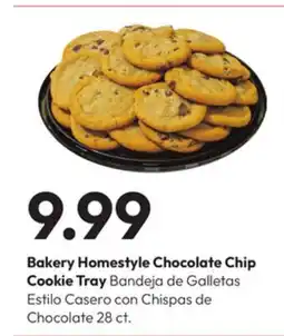 Stater Bros Bakery Homestyle Chocolate Chip Cookie Tray offer