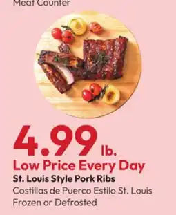 Stater Bros St. Louis Style Pork Ribs offer