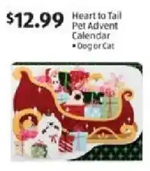 Aldi Heart to Tail Pet Advent Calendar Dog or Cat offer