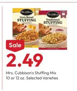 Stater Bros Mrs. Cubbison's Stuffing Mix offer
