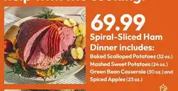 Stater Bros Spiral-Sliced Ham Dinner offer