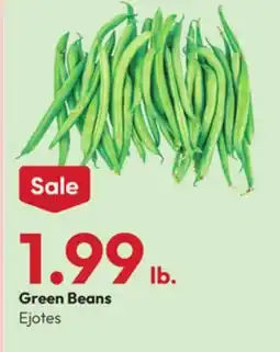 Stater Bros Green Beans offer