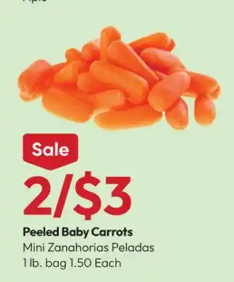 Stater Bros Peeled Baby Carrots offer