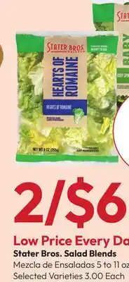 Stater Bros Stater Bros. Salad Blends offer