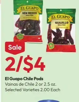 Stater Bros El Guapo Chile Pods offer