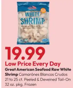 Stater Bros Great American Seafood Raw White Shrimp offer