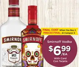 Ralphs Smirnoff Vodka offer