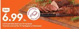 Stater Bros Beef Loin Tri Tip Roast offer