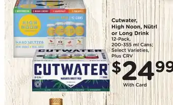 Ralphs Cutwater, High Noon, Nütrl or Long Drink offer