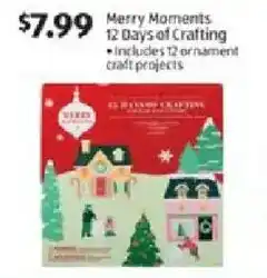 Aldi Merry Moments 12 Days of Crafting offer