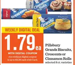 Mariano's Pillsbury Grands Biscuits, Crescents or Cinnamon Rolls offer