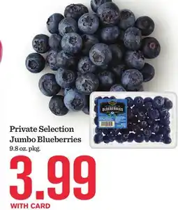 Mariano's Private Selection Jumbo Blueberries offer