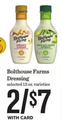 Mariano's Bolthouse Farms Dressing offer
