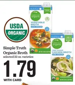 Mariano's Simple Truth Organic Broth offer