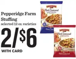 Mariano's Pepperidge Farm Stuffing offer
