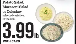 Mariano's Potato Salad, Macaroni Salad or Coleslaw offer