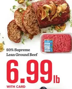 Mariano's 93% Supreme Lean Ground Beef offer