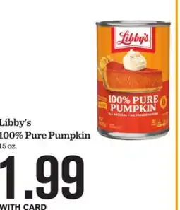 Mariano's Libby's 100% Pure Pumpkin offer