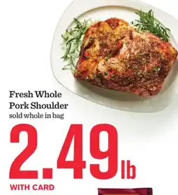 Mariano's Fresh Whole Pork Shoulder offer