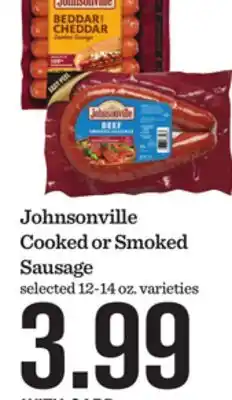 Mariano's Johnsonville Cooked or Smoked Sausage offer