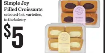 Mariano's Simple Joy Filled Croissants offer