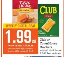 Mariano's Club or Town House Crackers offer