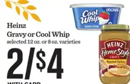Mariano's Heinz Gravy or Cool Whip offer
