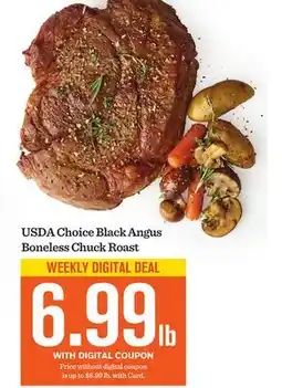 Mariano's USDA Choice Black Angus Boneless Chuck Roast offer