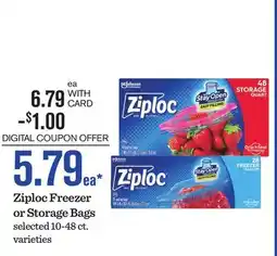 Mariano's Ziploc Freezer or Storage Bags offer