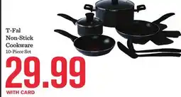 Mariano's T-Fal Non-Stick Cookware 10-Piece Set offer