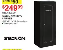 Dunham's Sports STACK-ON 18 GUN SECURITY CABINET offer