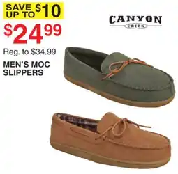 Dunham's Sports CANYON CREEK MEN'S MOC SLIPPERS offer