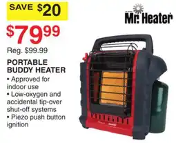Dunham's Sports MR. HEATER PORTABLE BUDDY HEATER offer
