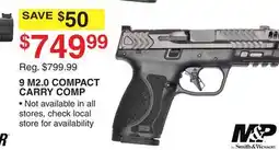 Dunham's Sports SMITH & WESSON 9 M2.0 COMPACT CARRY COMP offer