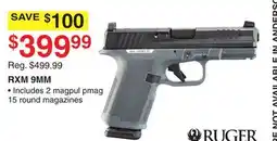 Dunham's Sports RUGER RXM 9MM offer