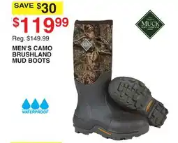 Dunham's Sports MEN'S CAMO BRUSHLAND MUD BOOTS offer