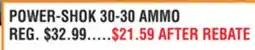 Dunham's Sports POWER-SHOK 30-30 AMMO offer